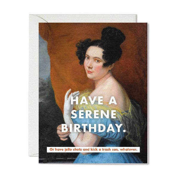 Serene Birthday Card