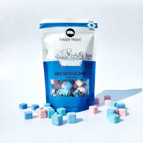 Happy Hippo Bath Co. | Shark Attack Mini Bath Bombs