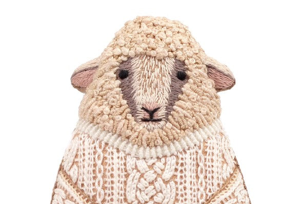 Kiriki Press Embroidery Kit | Sheep