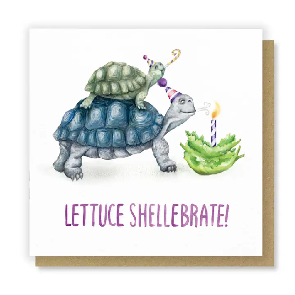 Lettuce Shellebrate Birthday Card