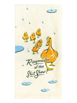 Blue Q Dish Towel | Ringmaster Shitshow