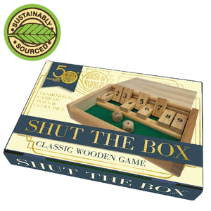 Shut The Box Wooden Game