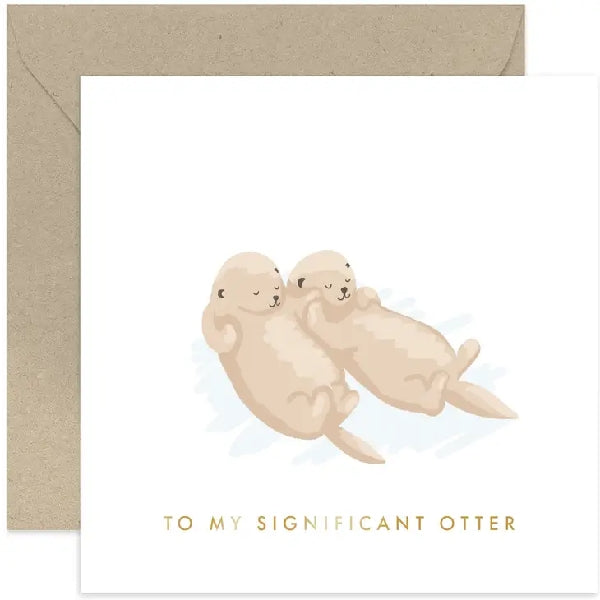 Significant Otter Love Card