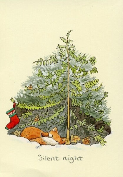 Silent Night Christmas Card