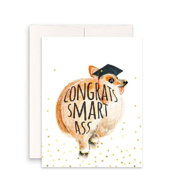 Smart Ass Graduation Card