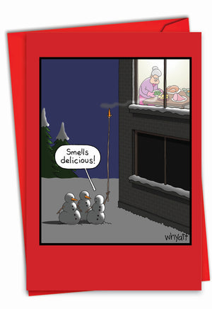 Smells Delicious Christmas Card