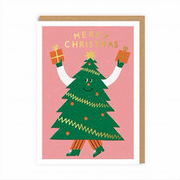 Smiling Tree Christmas Card