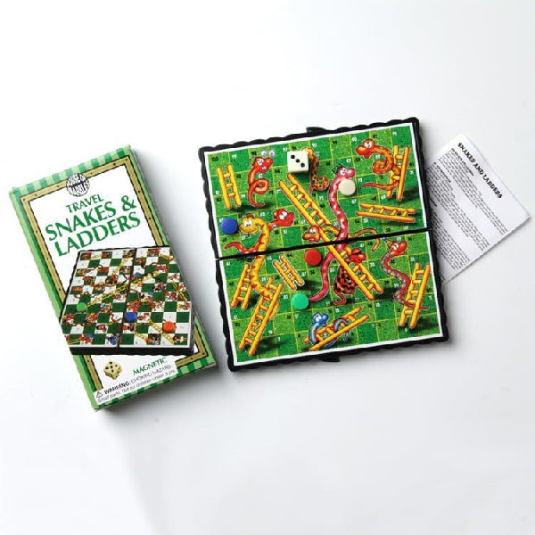 Magnetic Snakes And Ladders Travel Set