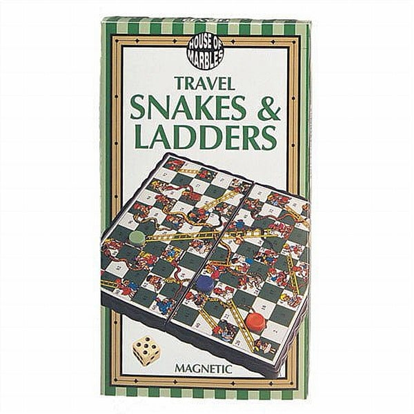 Magnetic Snakes And Ladders Travel Set