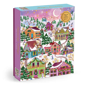 Galison 1000 Piece Holiday Puzzle | Snowcap Village