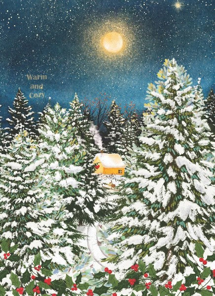 Snowy Trees Holiday Card