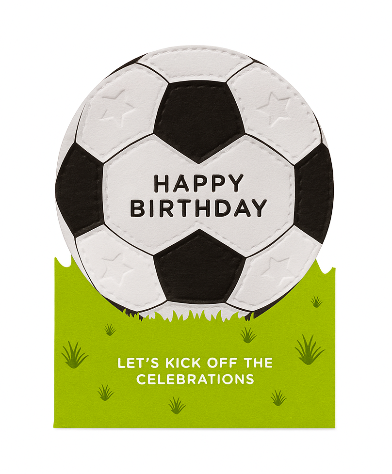Soccer Birthday Card