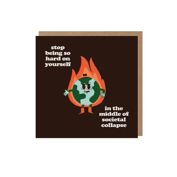 Societal Collapse Blank Humour Card | Blank Humour Cards | The Gifted Type