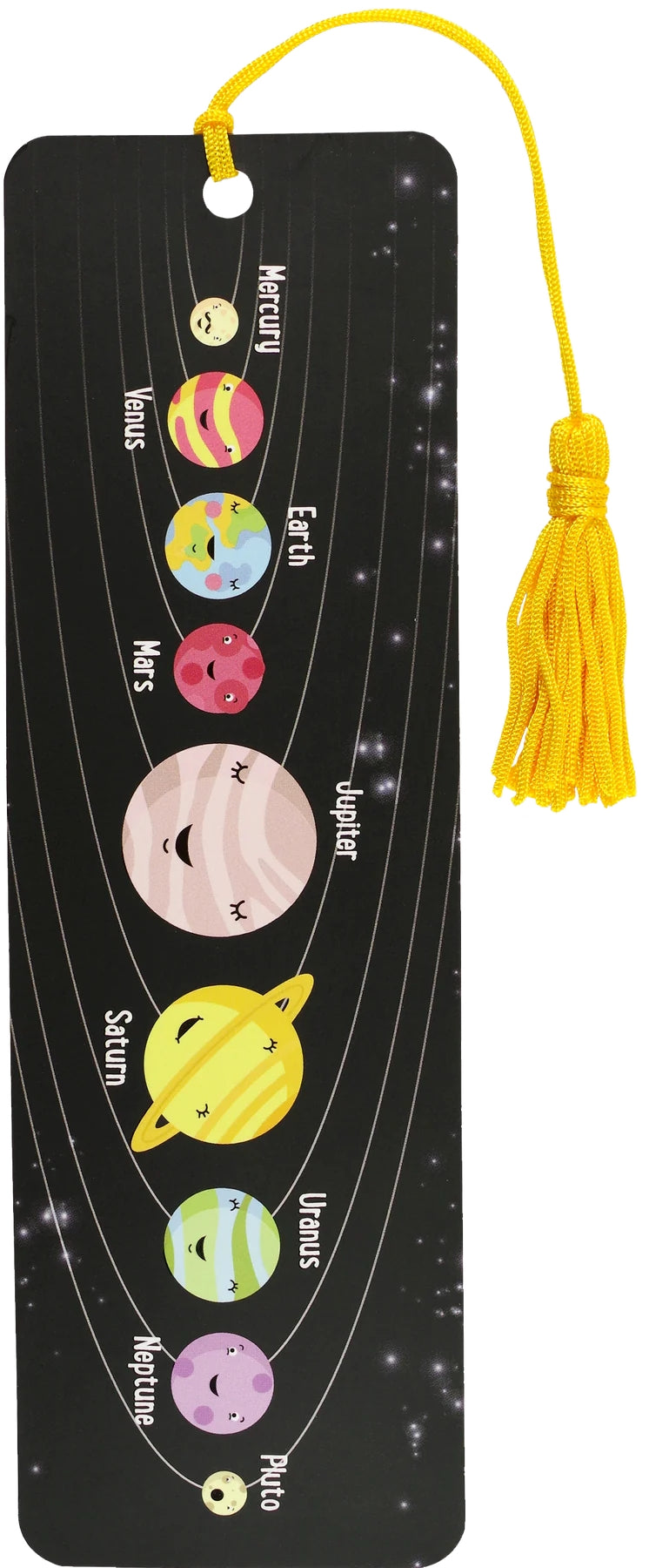 Solar System Beaded Tassel Bookmark