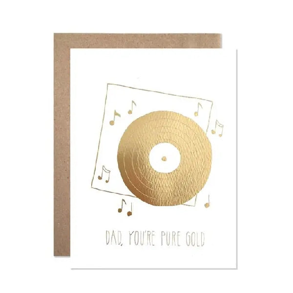 Pure Gold Father's Day Card