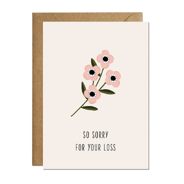 So Sorry Sympathy Card