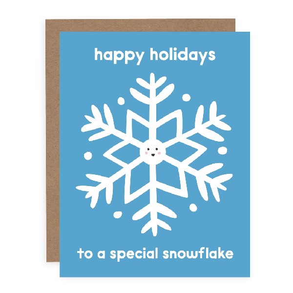 Special Snowflake Holiday Card