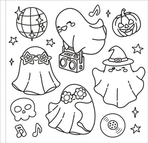 Spooky Halloween Colouring Book