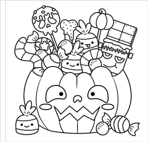 Spooky Halloween Colouring Book