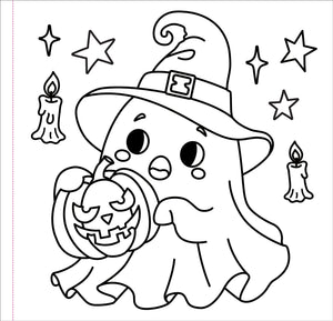 Spooky Halloween Colouring Book