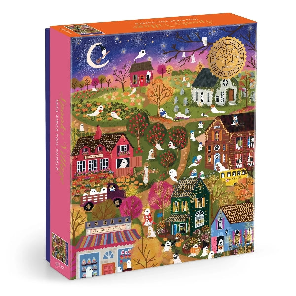 Galison 1000 Piece Puzzle | Spooky Village