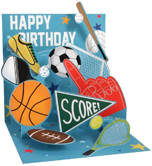 Sports Pop-Up Birthday Card