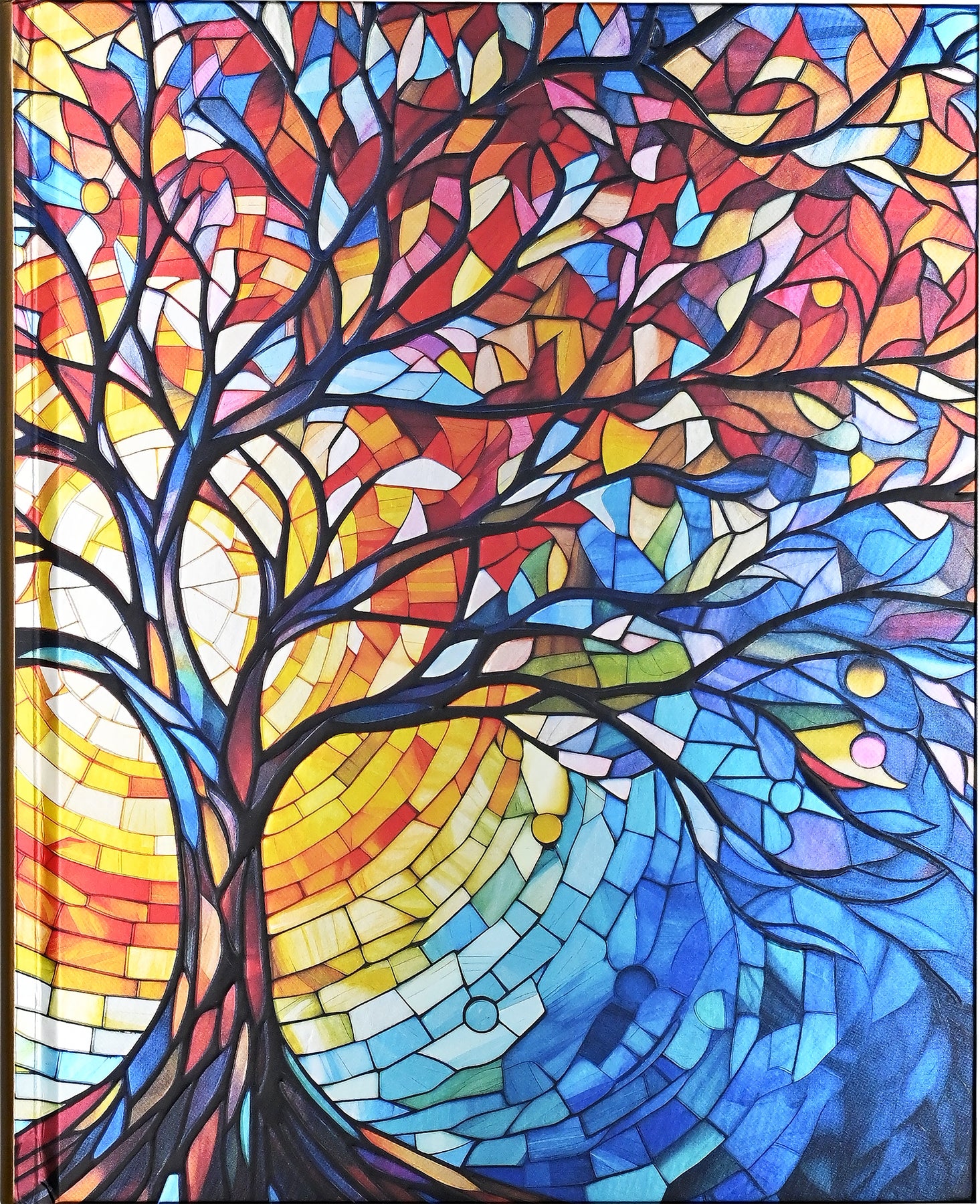 Stained Glass Tree Of Life Oversize Journal