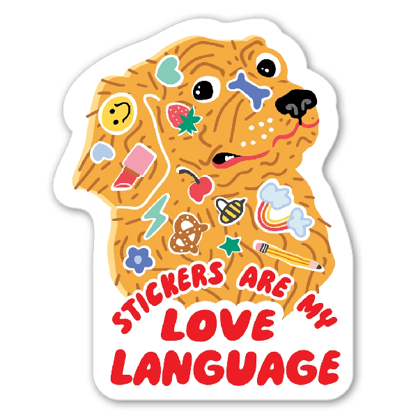 Stickers on Dog Sticker | Vinyl Stickers | The Gifted Type