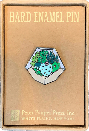 Succulents Enamel Pin