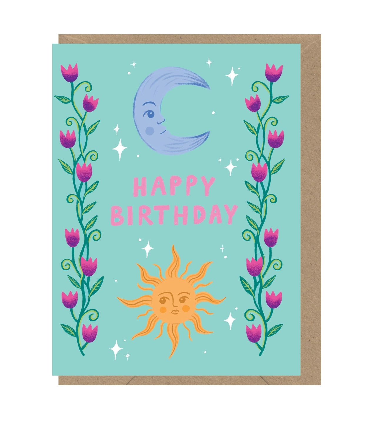 Sun & Moon Birthday Card