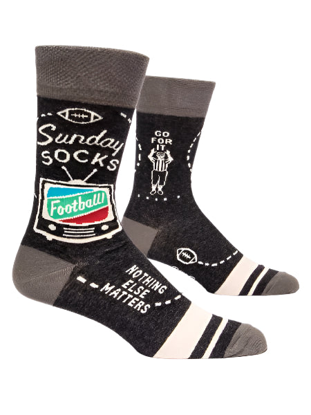 Blue Q Men's Crew Socks | Sunday Socks