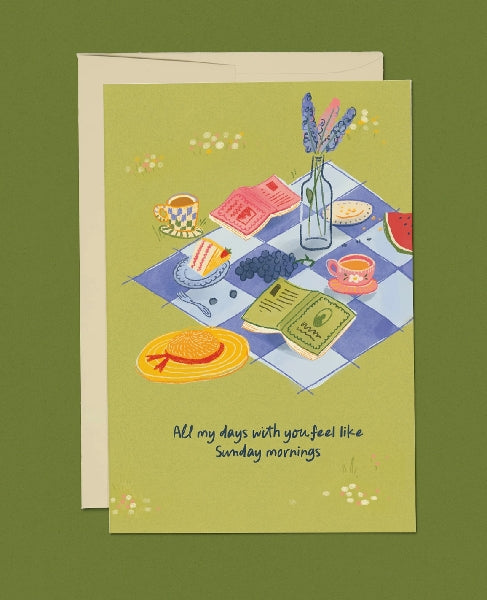 Sunday Mornings Love Card