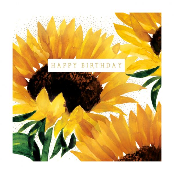 Sunflowers Birthday Card