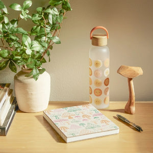 Reusable Glass Water Bottle | On The Sunny Side