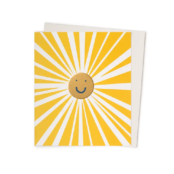 Smiley Sunshine Blank Art Card