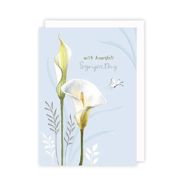 Lily Sympathy Card