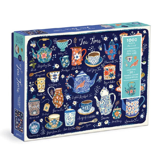 Galison 1000 Piece Puzzle | Tea Time