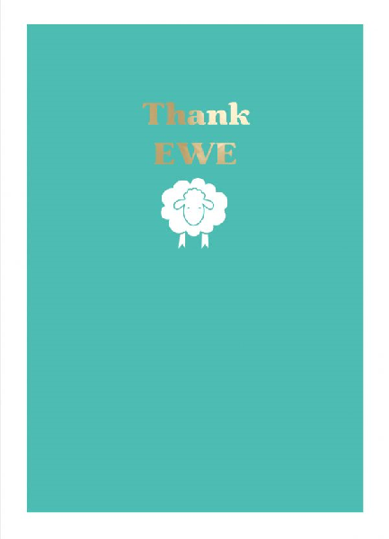 Thank Ewe Thank You Card