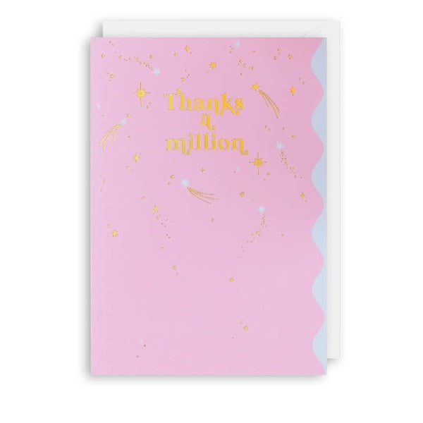 Thanks A Million Thank You Card