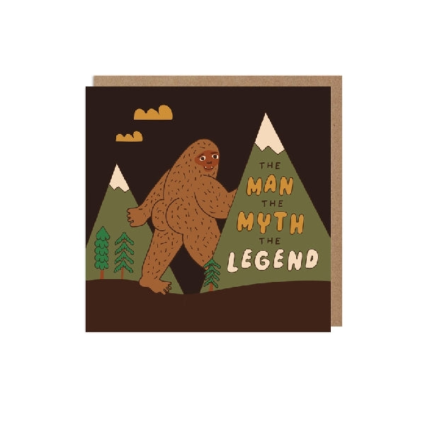 Bigfoot Legend Blank Art Card