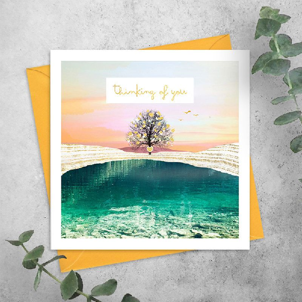 Thinking Of You Tree Sympathy Card