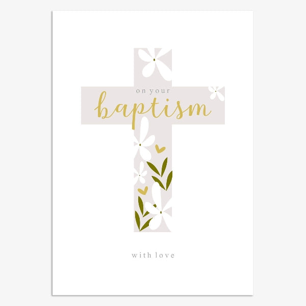 With Love Baptism Card