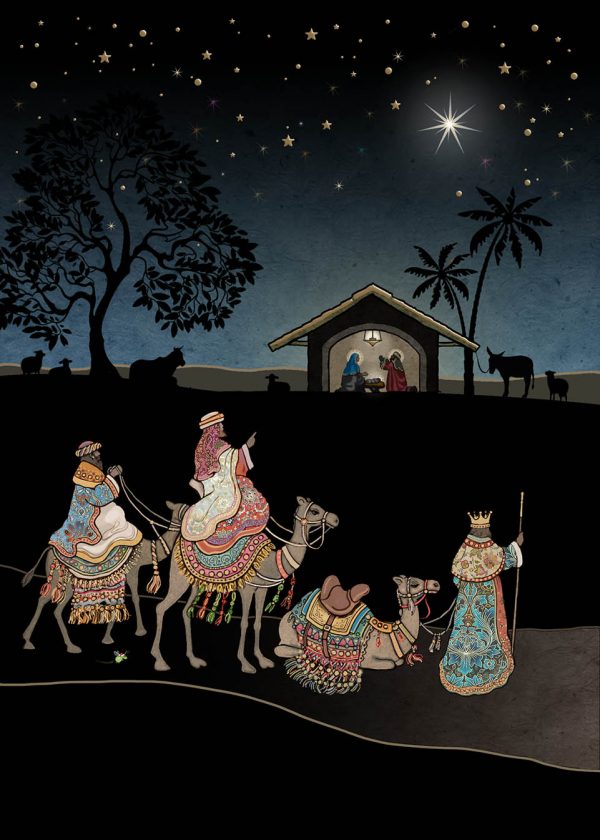 Three Wisemen Christmas Card