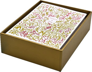 Tidings of Peace and Joy Boxed Christmas Cards