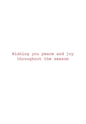 Tidings of Peace and Joy Boxed Christmas Cards
