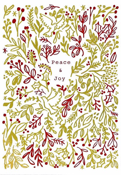 Tidings of Peace and Joy Boxed Christmas Cards