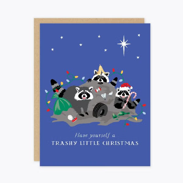 Trashy Blank Christmas Card