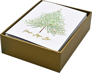 Tree of Festive Wishes Boxed Christmas Cards