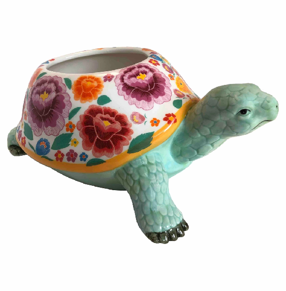 Blooming Turtle Planter