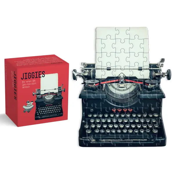 Jiggies 86 Piece Puzzle | Typewriter